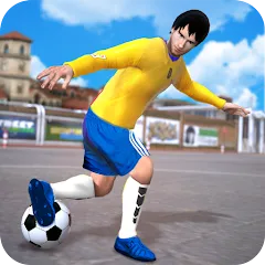 Взлом Street Football Kick Games (Уличный футбол Игры с ударами)  [МОД Бесконечные монеты] - последняя версия apk на Андроид