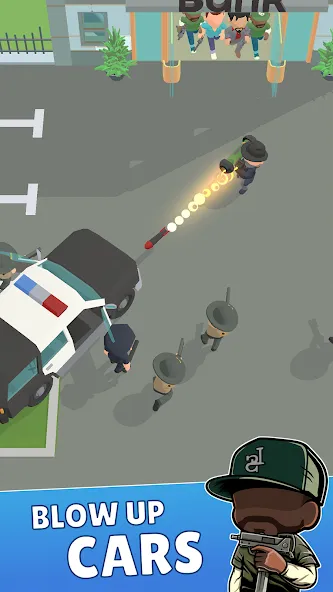 Merge Gangster Heist vs Police (Мердж Гангстер Хейст)  [МОД Много денег] Screenshot 5