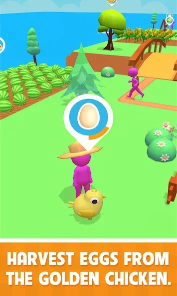 Family Farm Land 3D (Фарм Фэмили 3Д)  [МОД Все открыто] Screenshot 3