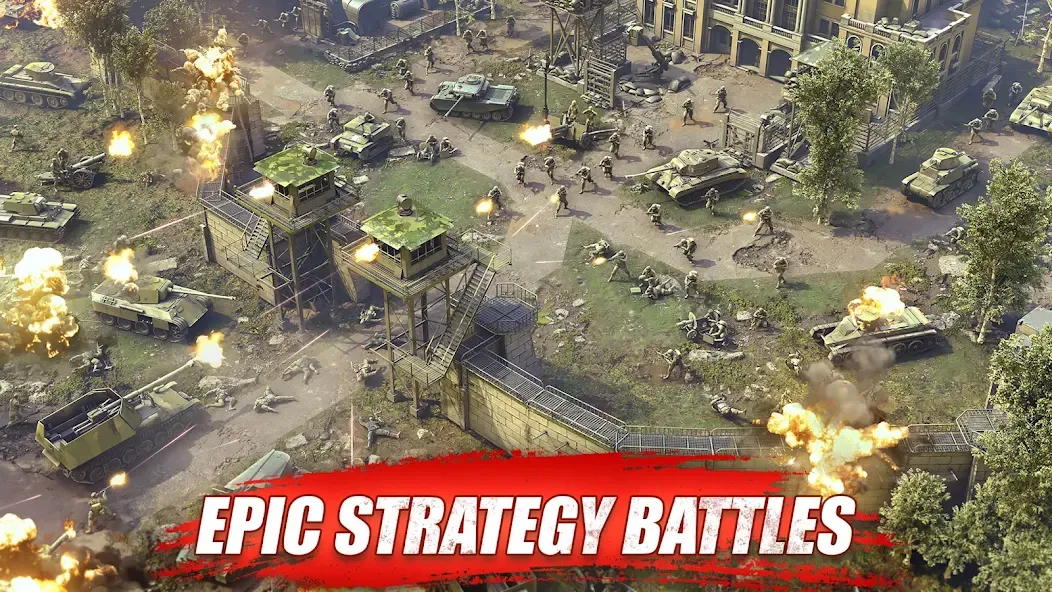 Heroes of War: Idle army game (Герои войны)  [МОД Бесконечные монеты] Screenshot 5