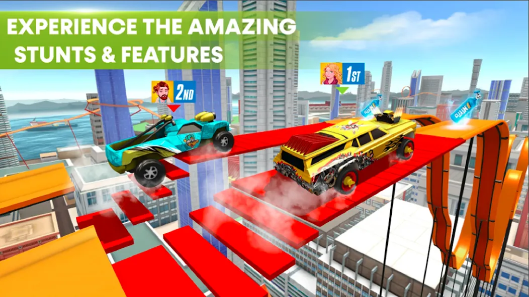 Race Off - Monster Truck Games  [МОД Много монет] Screenshot 2