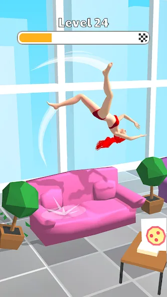 Human Flip: Jump Master Game (Хуман Флип)  [МОД Mega Pack] Screenshot 1