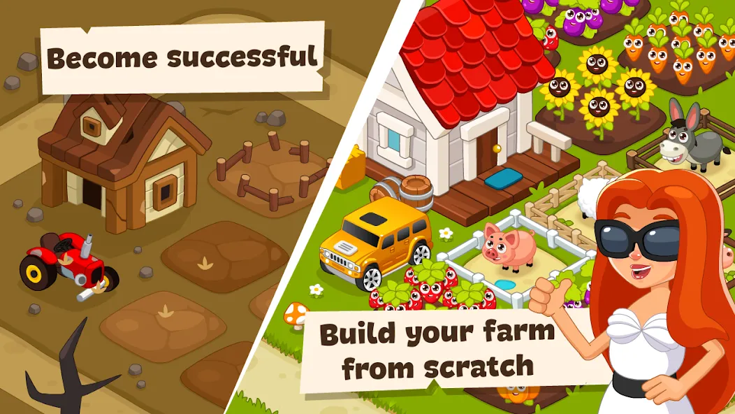 Idle Farm Game Offline Clicker  [МОД Unlocked] Screenshot 2