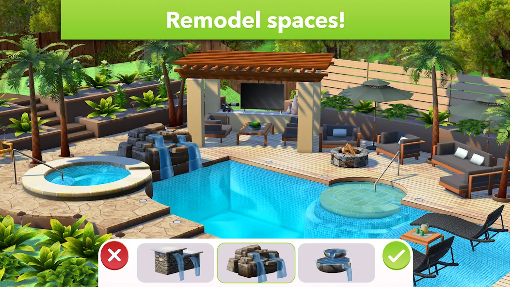 Home Design Makeover (Хоум Дизайн Мейковер)  [МОД Mega Pack] Screenshot 1