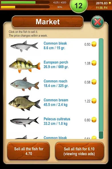 Fishing Baron - fishing game  [МОД Mega Pack] Screenshot 5