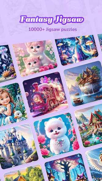 Fantasy Jigsaw - HD Puzzle (Фэнтези Пазл)  [МОД Бесконечные деньги] Screenshot 1