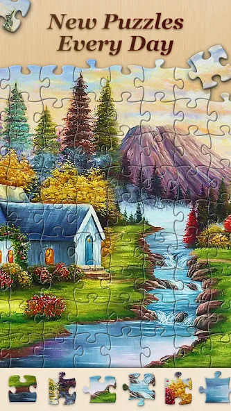 Jigsawscapes® - Jigsaw Puzzles (Джигсоускейпс)  [МОД Mega Pack] Screenshot 3