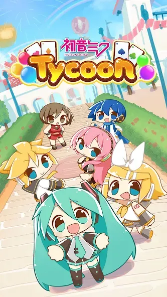 Hatsune Miku Tycoon (Хацуне Мику Тайкун)  [МОД Бесконечные деньги] Screenshot 1