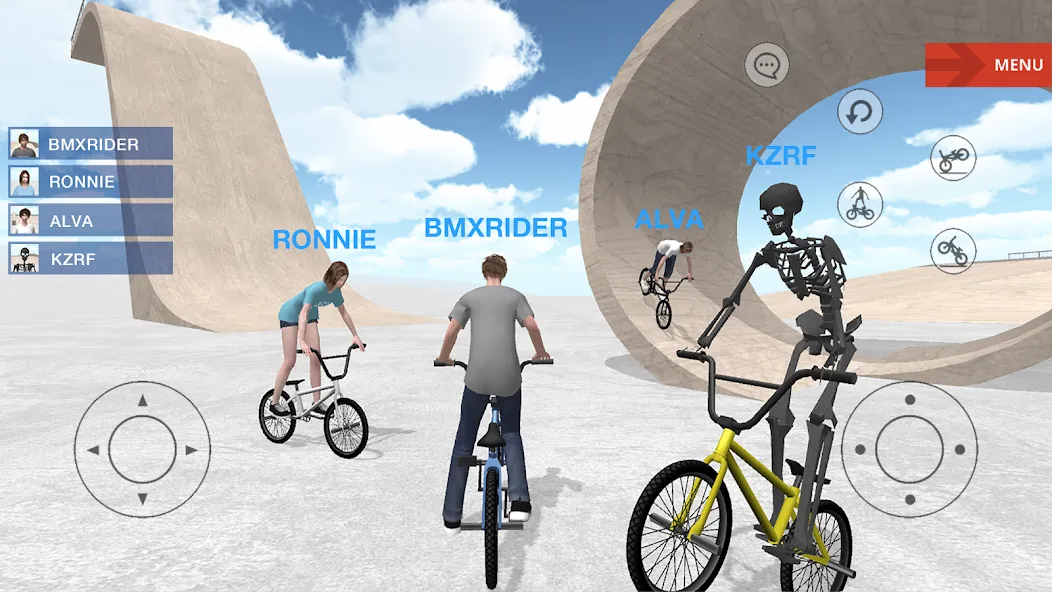 BMX Space (БМХ Спейс)  [МОД Все открыто] Screenshot 2