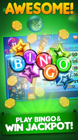 Bingo City 75 : Bingo & Slots (Бинго Сити 75)  [МОД Mega Pack] Screenshot 3