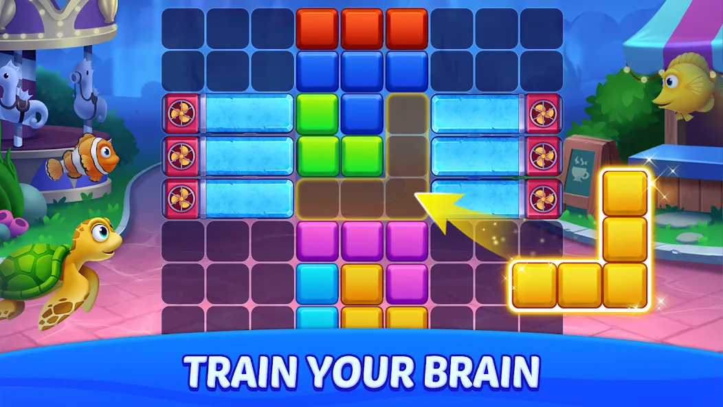 Block Puzzle Ocean  [МОД Unlocked] Screenshot 2