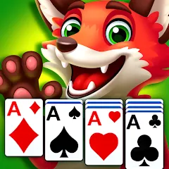 Скачать взломанную Solitaire Zoo  [МОД Много денег] - полная версия apk на Андроид