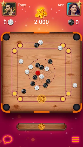 Carrom Lure - Disc pool game (Карром Лур)  [МОД Unlimited Money] Screenshot 2