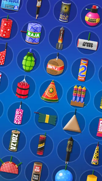 Diwali Firecrackers Simulator (Дивали Файркрекерс Симулятор)  [МОД Бесконечные монеты] Screenshot 2