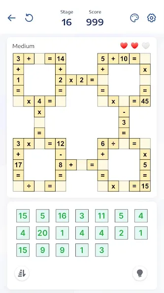 Crossmath - Math Puzzle Games (Математические головоломки игры)  [МОД Mega Pack] Screenshot 3