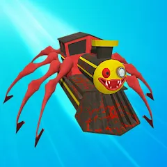 Взлом Merge Spider Train  [МОД Unlimited Money] - полная версия apk на Андроид