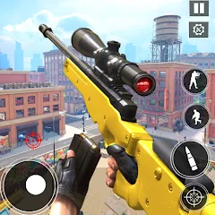 Скачать взлом Code of Sniper 3D Gun Shooting  [МОД Unlimited Money] - последняя версия apk на Андроид