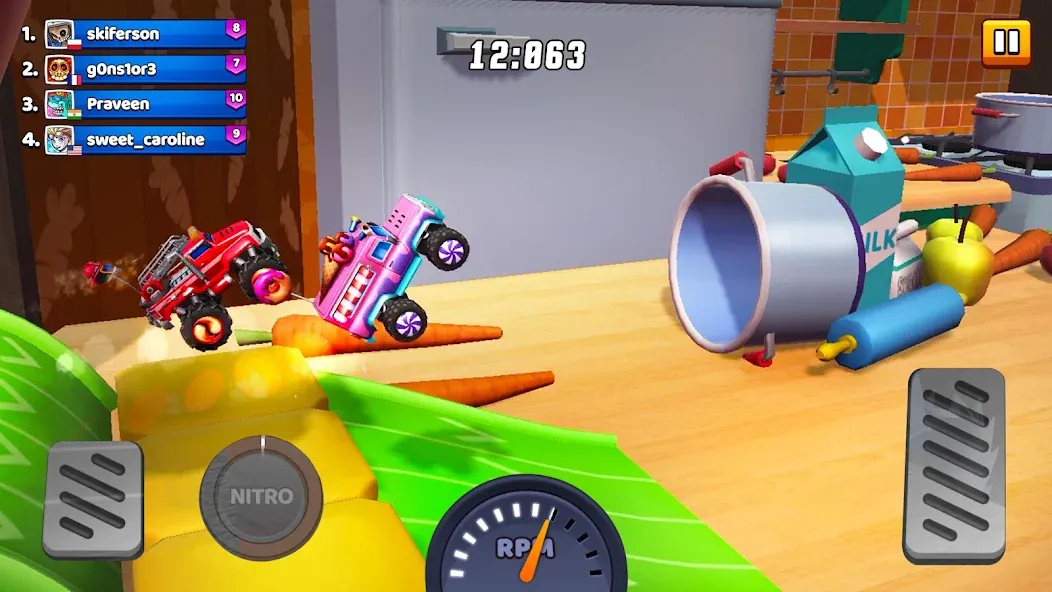 Nitro Jump - Car Racing (Нитро Джамп Рейсинг)  [МОД Бесконечные монеты] Screenshot 5