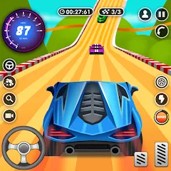 Скачать взлом Nitro Jump - Car Racing (Нитро Джамп Рейсинг)  [МОД Бесконечные монеты] - полная версия apk на Андроид