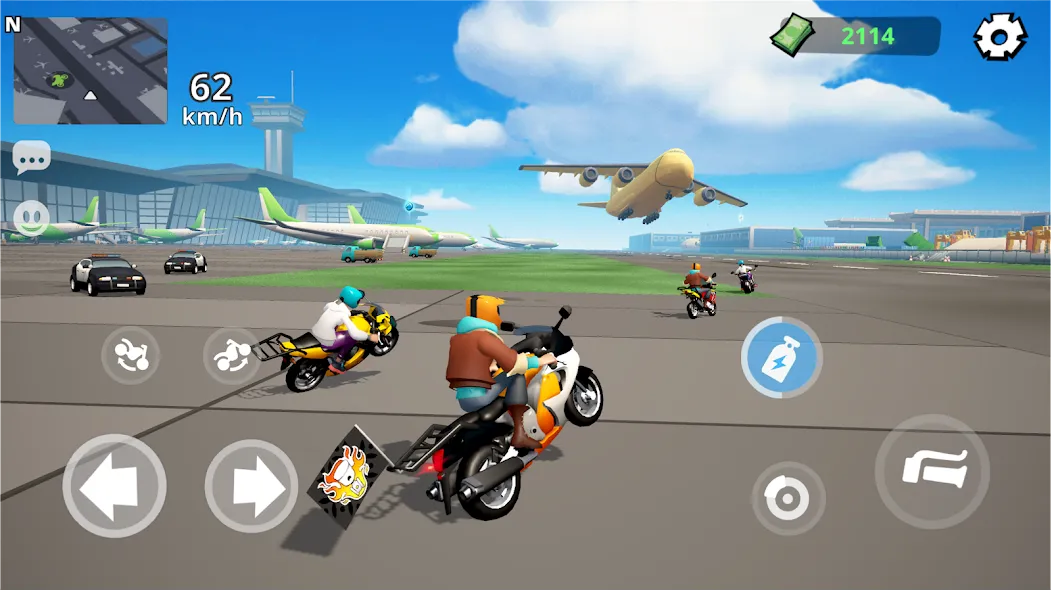 Moto City: Mad Bike Delivery (Мото Сити)  [МОД Все открыто] Screenshot 4