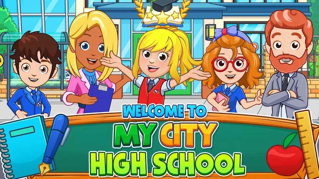 My City : High School (Мой город)  [МОД Menu] Screenshot 1