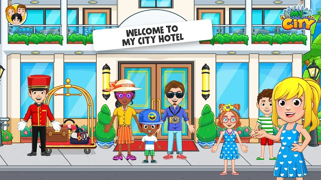 My City : Hotel (Мой Город)  [МОД Много денег] Screenshot 1