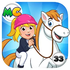 Скачать взломанную My City: Star Horse Stable (Мой город)  [МОД Menu] - полная версия apk на Андроид