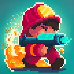 Взлом Firefighter: pixel shooter  [МОД Меню] - последняя версия apk на Андроид