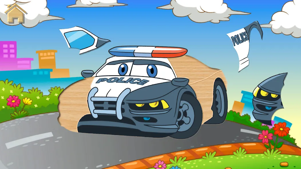 Car Puzzles for Toddlers  [МОД Menu] Screenshot 2