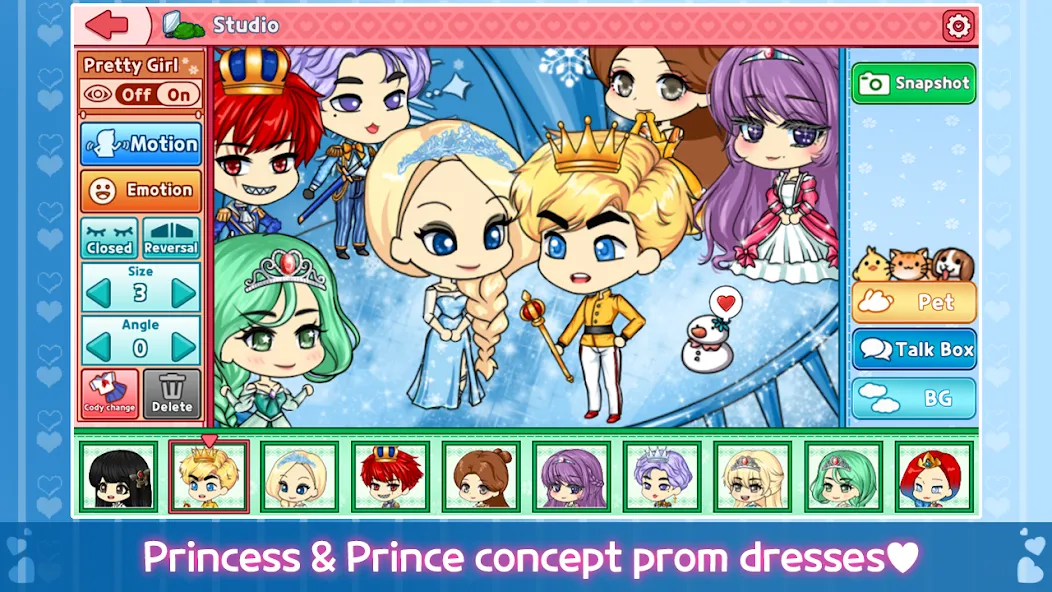 My Prettygirl Story : Dress Up (Мой Притигерл Стори)  [МОД Все открыто] Screenshot 2