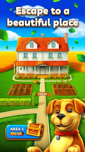 Joey's Farm - Tile Match  [МОД Много денег] Screenshot 3