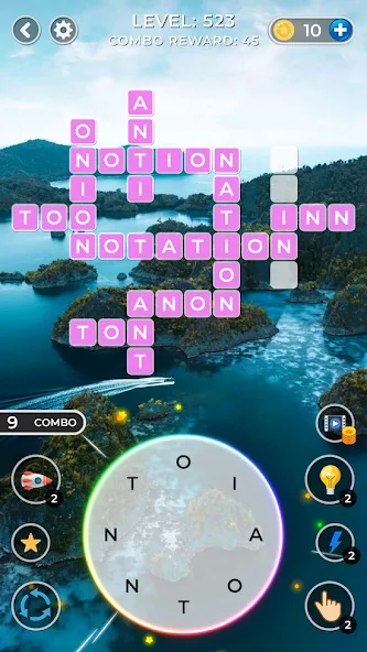 WOW4:Word Connect Offline Word (ВАУ 4)  [МОД Mega Pack] Screenshot 3