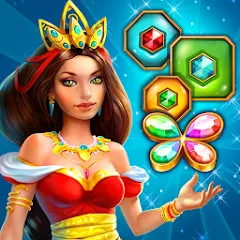 Скачать взлом Lost Jewels - Match 3 Puzzle (Лост Джуэлс)  [МОД Mega Pack] - полная версия apk на Андроид