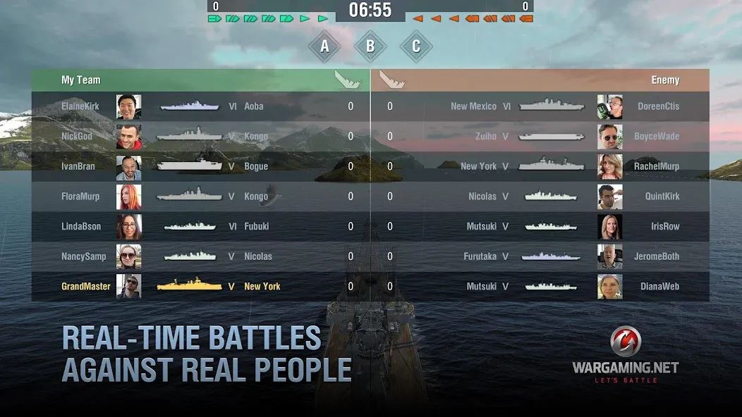 World of Warships Blitz War (Ворлд оф Варшипс Блиц Вар)  [МОД Много денег] Screenshot 5