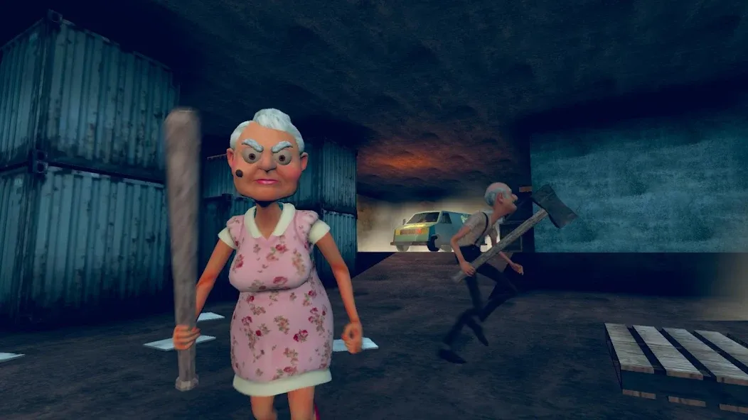 Grandpa & Granny 4 Online Game  [МОД Unlimited Money] Screenshot 1