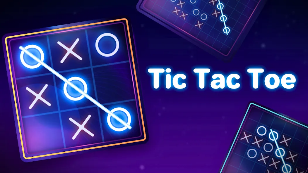 Tic Tac Toe 2 Player: XO Game (Тик Так Тоу 2 игрока)  [МОД Много монет] Screenshot 1