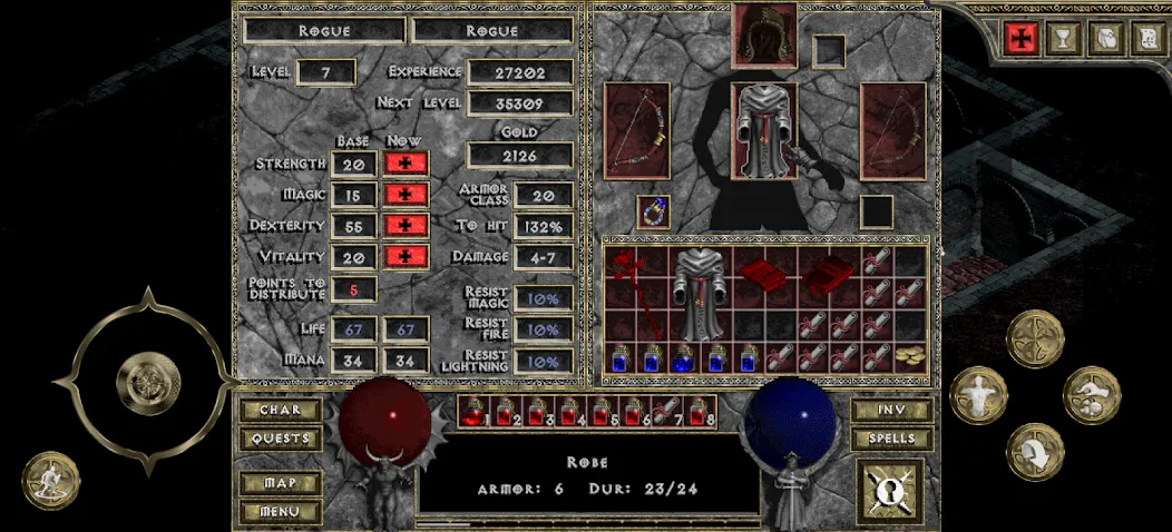 DevilutionX - Diablo 1 port (ДевилутионЭкс)  [МОД Много монет] Screenshot 3