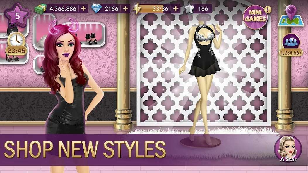 Hollywood Story®: Fashion Star (Холливуд Стори)  [МОД Бесконечные монеты] Screenshot 5