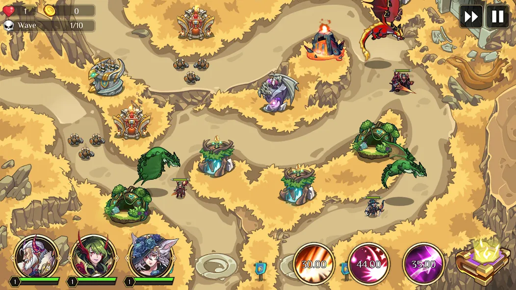 Kingdom War: Tower Defense TD (ТД Рояль)  [МОД Все открыто] Screenshot 4