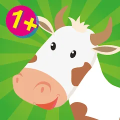 Взломанная Farm animals game for babies  [МОД Unlimited Money] - полная версия apk на Андроид