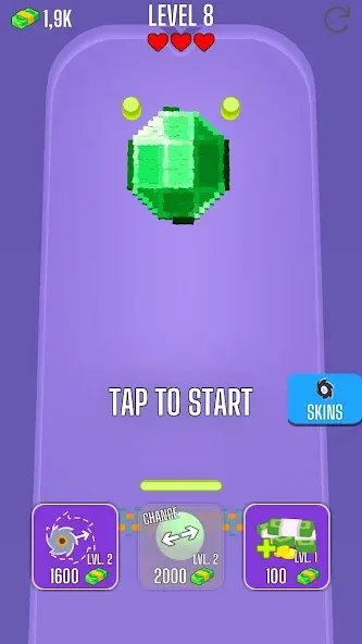 Saw Brick Crusher – Pong 3D (Со Брик Крашер)  [МОД Menu] Screenshot 2