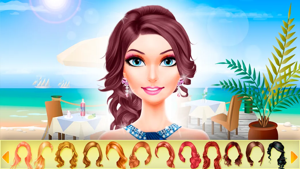 Makeup games makeover dress up  [МОД Много монет] Screenshot 4