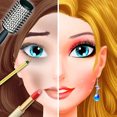 Взлом Makeup games makeover dress up  [МОД Много монет] - стабильная версия apk на Андроид