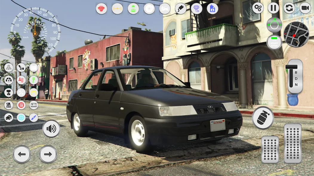 Lada 2110: Urban Simulator  [МОД Unlocked] Screenshot 5