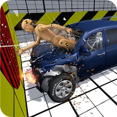 Взлом Car Crash Test Simulator  [МОД Mega Pack] - стабильная версия apk на Андроид