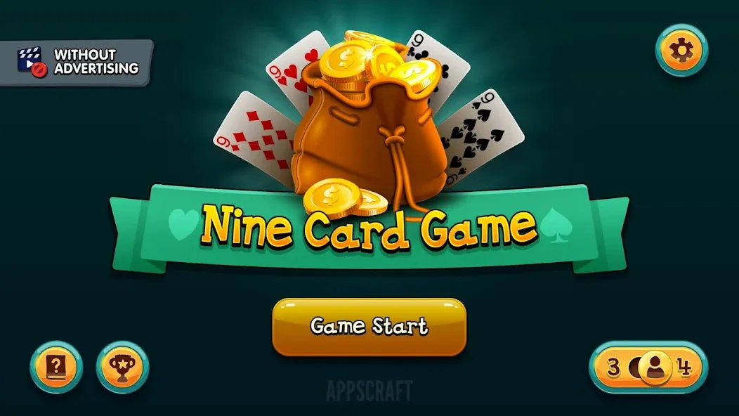 Nine Card Game online offline  [МОД Много денег] Screenshot 2