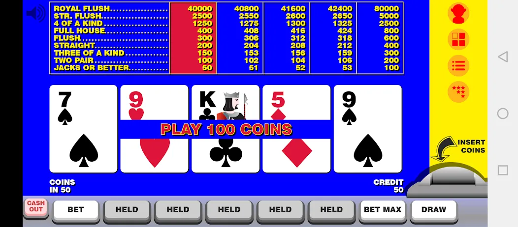 Video Poker with Double Up  [МОД Бесконечные монеты] Screenshot 1