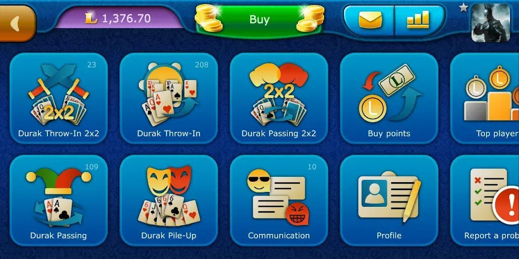 Durak LiveGames online  [МОД Много монет] Screenshot 5