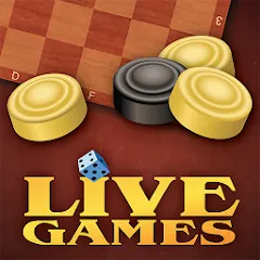 Скачать взломанную Checkers LiveGames online  [МОД Много денег] - стабильная версия apk на Андроид