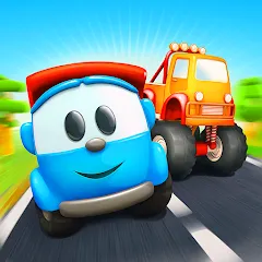 Скачать взломанную Leo 2: Puzzles & Cars for Kids  [МОД Много денег] - последняя версия apk на Андроид